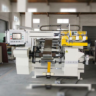 Control impulsado por motor del PLC de la hoja de bobina del servo de cobre automático de la máquina