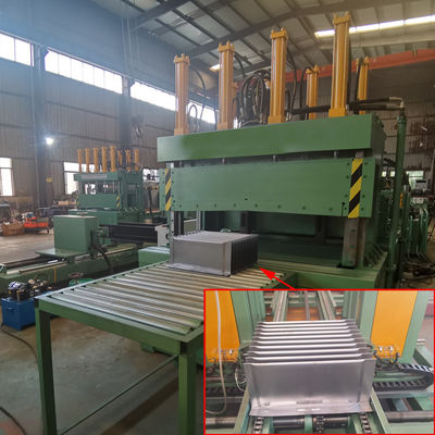 Equipo de Shell Corrugated Fin Forming Machine del tanque de aceite del transformador automático