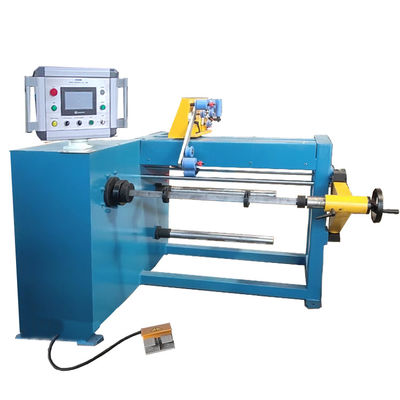 Máquina de enrollamiento de bobina de transformador sumergido en aceite Enrollador automático de alambre 800 mm Ancho de enrollamiento
