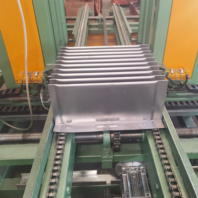 Máquina de moldeado de aletas onduladas de soldadura automática TIG 3 - 4 aletas/min