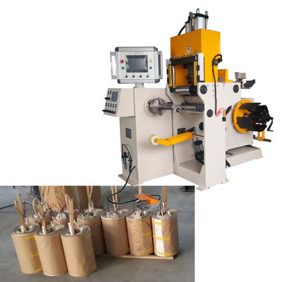 Saldado a presión fría de papel de cobre enrollador de resina fundida transformador de papel enrollador de máquina