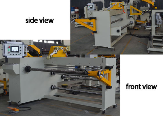 Máquina de enrollamiento de bobina de transformador de 90 RPM con guía de alambre impulsada por un servomotor de 750w