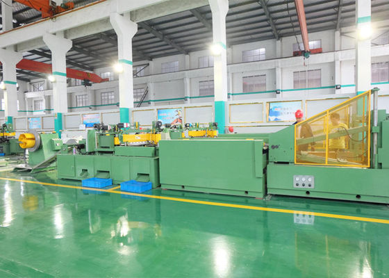 Máquina de corte automático de núcleo de transformador de vuelta de paso de línea a longitud