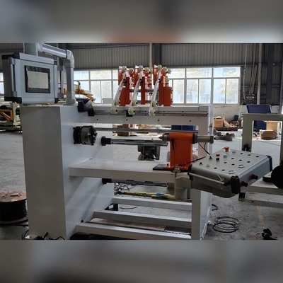 Equipo de enrollamiento CNC de tres cabezas máquina automática de enrollamiento de bobinas