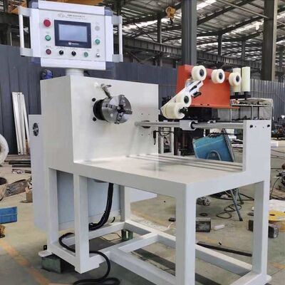 Máquina automática de devanado de bobinas de transformador con 900 mm de altura central y un motor de devanado de 2,2 kW para cables de cobre y aluminio