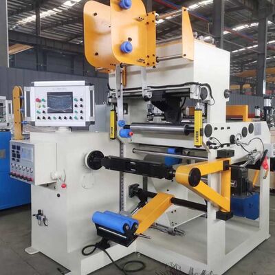 Máquina bobinadora de lámina para transformadores con ID de conductor de lámina de 500 mm, velocidad de bobinado de 26 rpm y conductor de cobre o aluminio para aplicaciones industriales