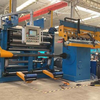 Máquina bobinadora de lámina para transformadores con control de tensión neumático de 0 a 16 rpm para lámina de cobre y aluminio con 12 meses de garantía