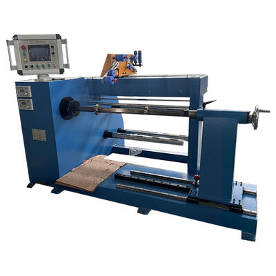 Ancho de enrollamiento de 800 mm Máquina de enrollamiento automático de bobinas para alambre de cobre y aluminio (plano / redondo)