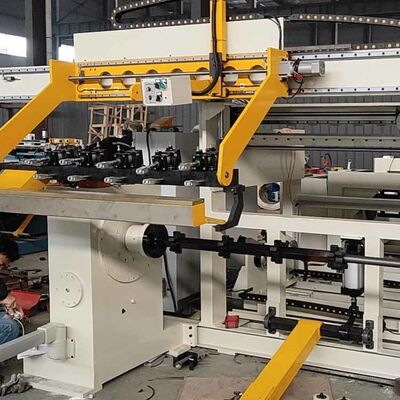 Máquina de bobinado de papel transformador con doblador de dos piezas, soldadura TIG y potencia de bobinado de 22kw para un procesamiento eficiente de materiales