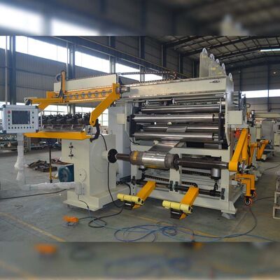 Máquina de bobinado de papel transformador de trabajo pesado con soldadura TIG, ancho de papel de 1600 mm y potencia de bobinado de 30 kW