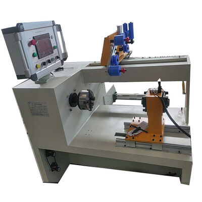Máquina de bobina de transformador controlada por PLC con servomotor de 0,75 kW y anchura máxima de bobina de 400 mm