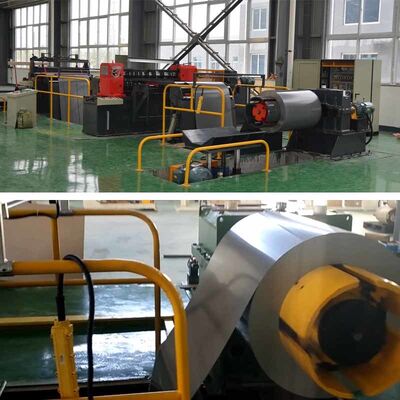 Máquina automática de corte de acero de silicio con velocidad de 120 m/min, precisión de ±0,10 mm y 6 juegos de cortadores