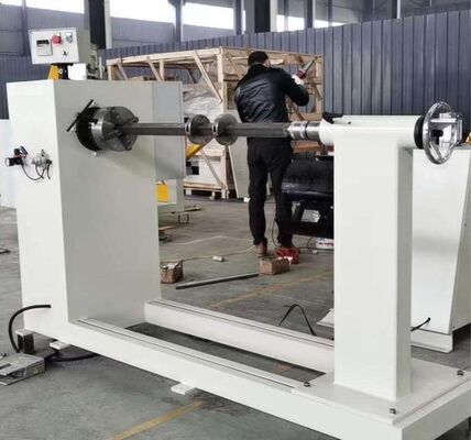 Máquina semiautomática de bobina de transformador con capacidad de 2000 kg y contador de giro digital
