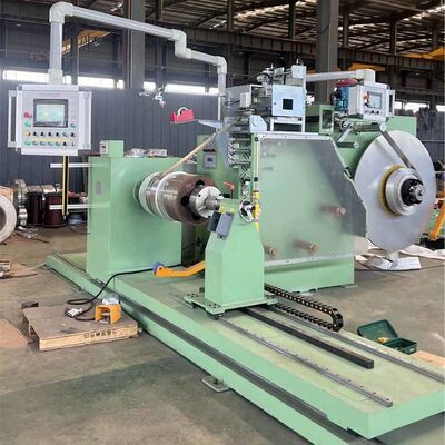 Máquina automática de bobinado de papel HV con velocidad de 200 rpm, peso máximo de la bobina de 1500 kg y unidad de soldadura TIG