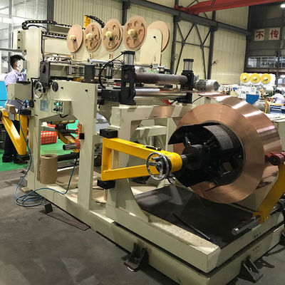 Hoja de cobre programable de las capas de doble de la máquina de bobina del transformador seco