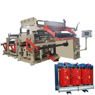 Devanadera automática echada de la tira de la máquina de bobina de la hoja del cobre del transformador del LV de la resina