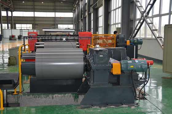 Línea de corte longitudinal automática máquina que raja 120m/min de la base de acero del silicio